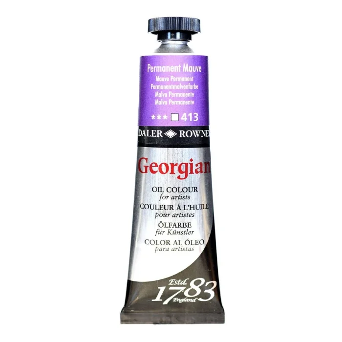 Daler Rowney Georgian Yağlı Boya 38 ml 413 Permanent Mauve