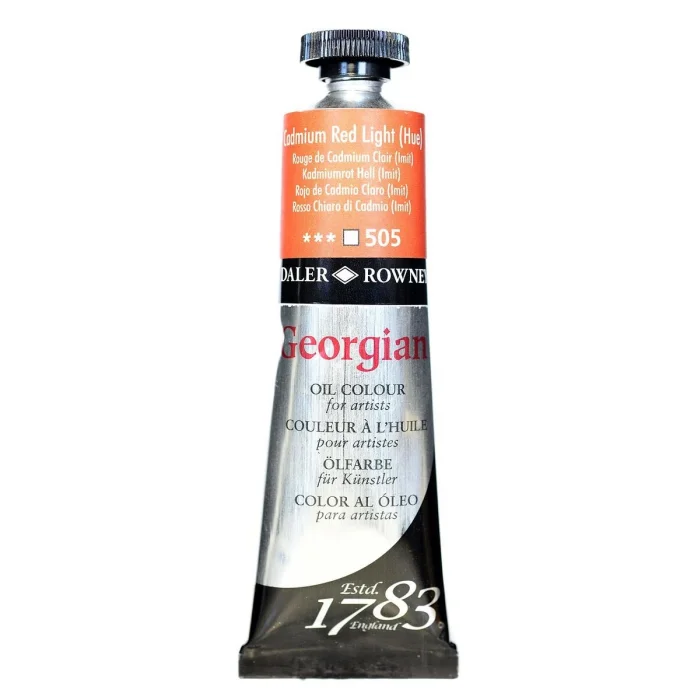 Daler Rowney Georgian Yağlı Boya 38 ml 505 Cadmium Red Light