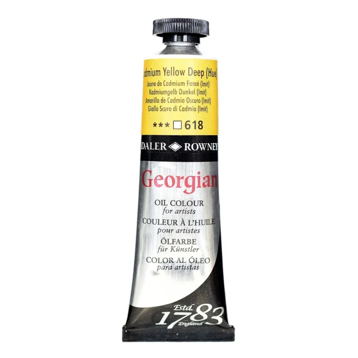 Daler Rowney Georgian Yağlı Boya 38 ml 618 Cadmium Yellow Deep Hue