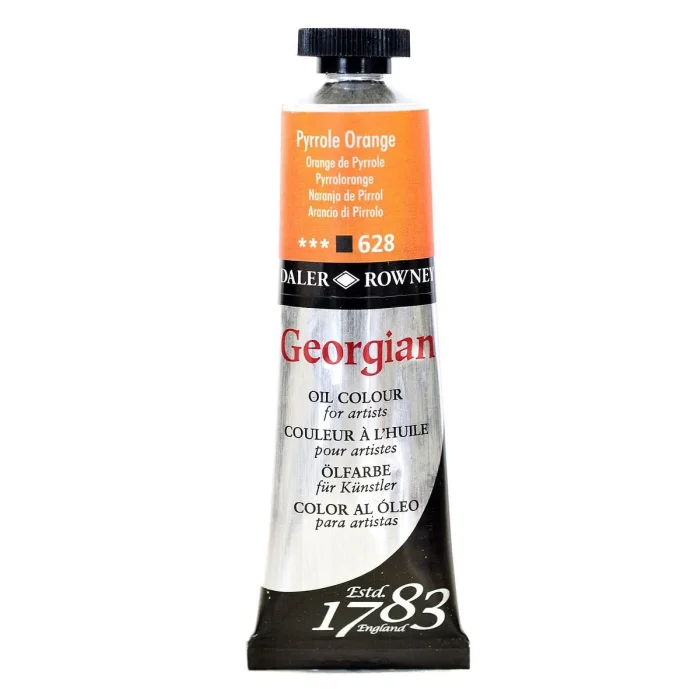 Daler Rowney Georgian Yağlı Boya 38 ml 628 Chrome Orange Deep Hue