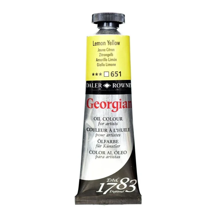 Daler Rowney Georgian Yağlı Boya 38 ml 651 Lemon Yellow