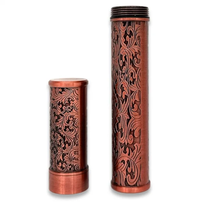 Damascus Desen Metal Puro Kılıfı Tüpü Tekli Bronze 50 Ring