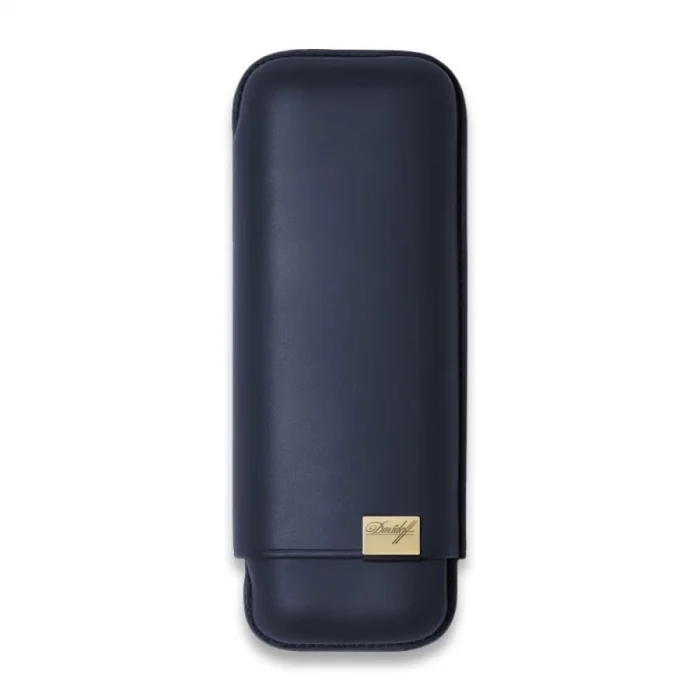 Davidoff Iconic Seri Deri Puro Kılıfı Lacivert Gold 2li 64 Ring