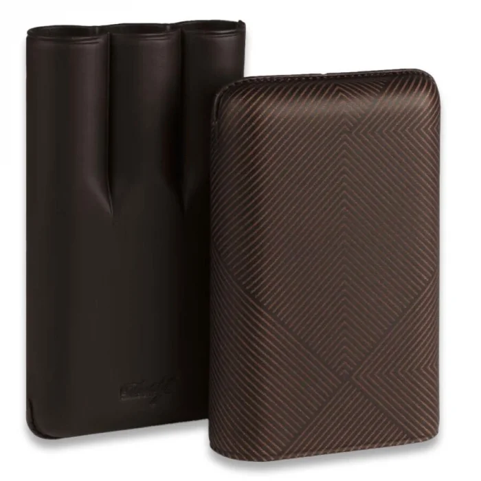 Davidoff Leaf Deri Puro Kılıfı Kahve XL 3lü 64 Ring