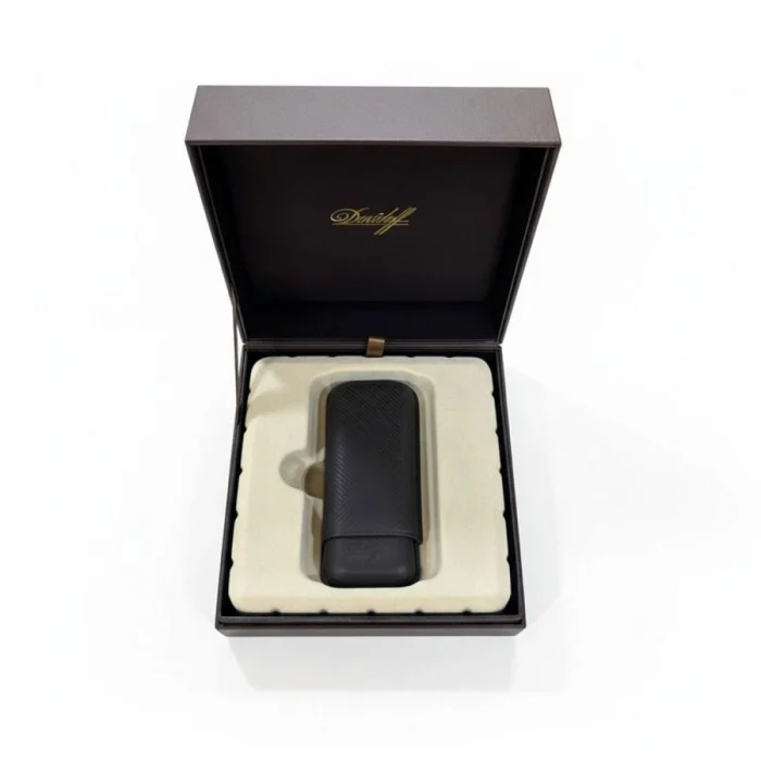 Davidoff Leaf Deri Puro Kılıfı Robusto Kahve 2li 56 Ring