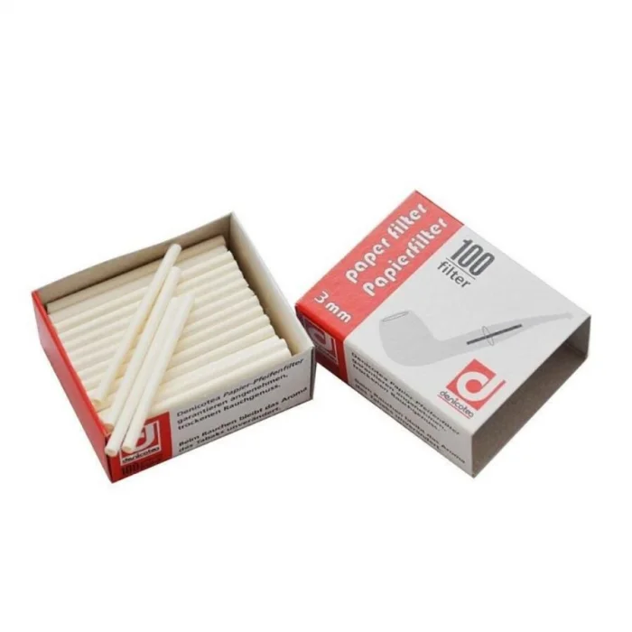 Denicotea 10140 Pipo Filtresi 3mm 100 Adet