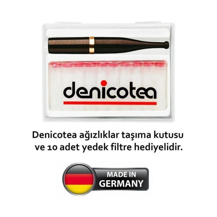 Denicotea 20241 Karbon Filtreli Sig. Ağızlığı 9mm Siyah