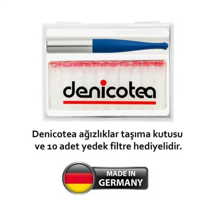 Denicotea 20281 Ejectör Filtreli Sig. Ağızlığı Mavi/Krom