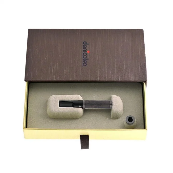 Denicotea 25010 Karbon Filtreli 6-9mm Lüks Slim Sig.Ağızlığı Titanium