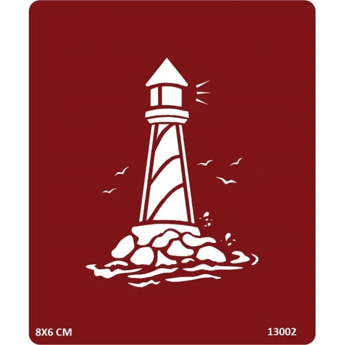 Deniz Feneri Dövmesi Geçici Dövme Şablonu