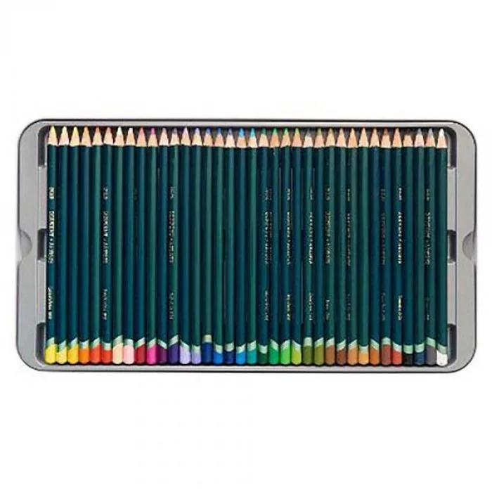 Derwent Artists Pencils Kuru Boya Kalemi Seti 36lı Teneke Kutu