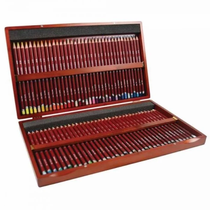 Derwent Pastel Pencil Ahşap Kutu Pastel Boya Kalem Seti 72 Renk