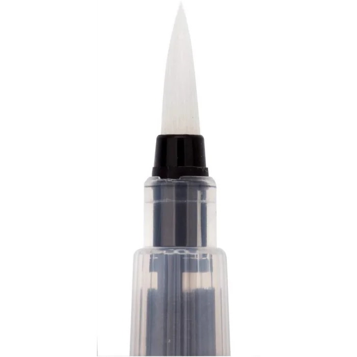 Derwent Push Button Waterbrush Akış Kontrollü Su Hazneli Sulu Boya Fırçası Large Tip (Kalın Uç)
