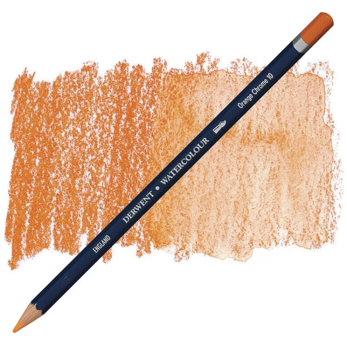 Derwent Watercolour Pencil Suluboya Kalemi 10 Orange Chrome