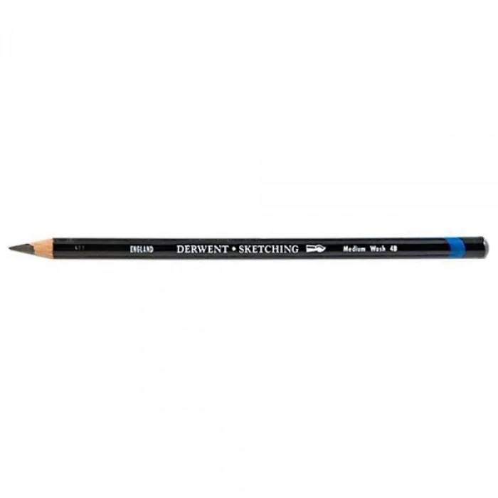 Derwent Watersoluable Sketching Pencil Suda Çözünebilen Eskiz Kalemi 4B - Medium Wash