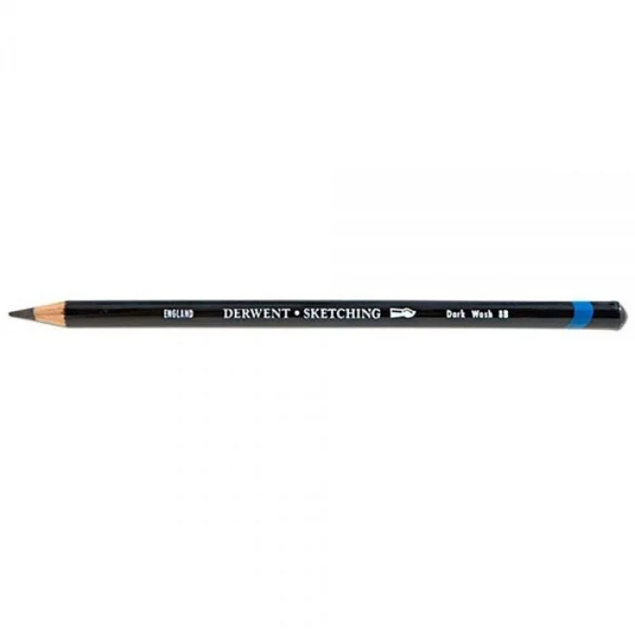 Derwent Watersoluable Sketching Pencil Suda Çözünebilen Eskiz Kalemi 8B - Dark Wash