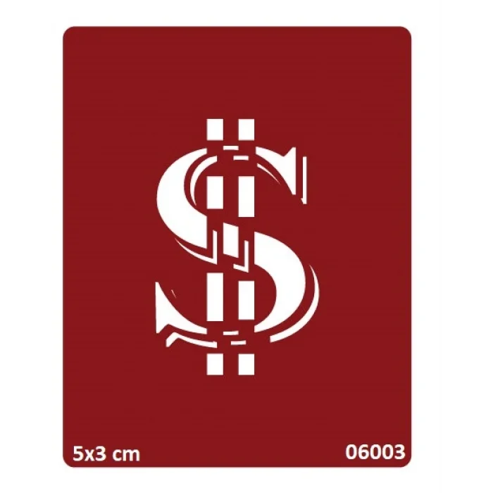 Dolar İşareti Geçici Dövme Deseni