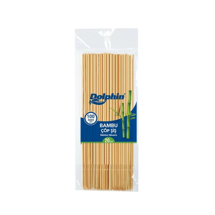 Dolphin Bambu Çöp Şiş 20 cm * 3 mm 100 Adet