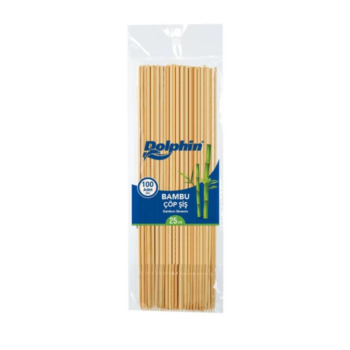 Dolphin Bambu Çöp Şiş 25 cm * 3 mm 100 Adet