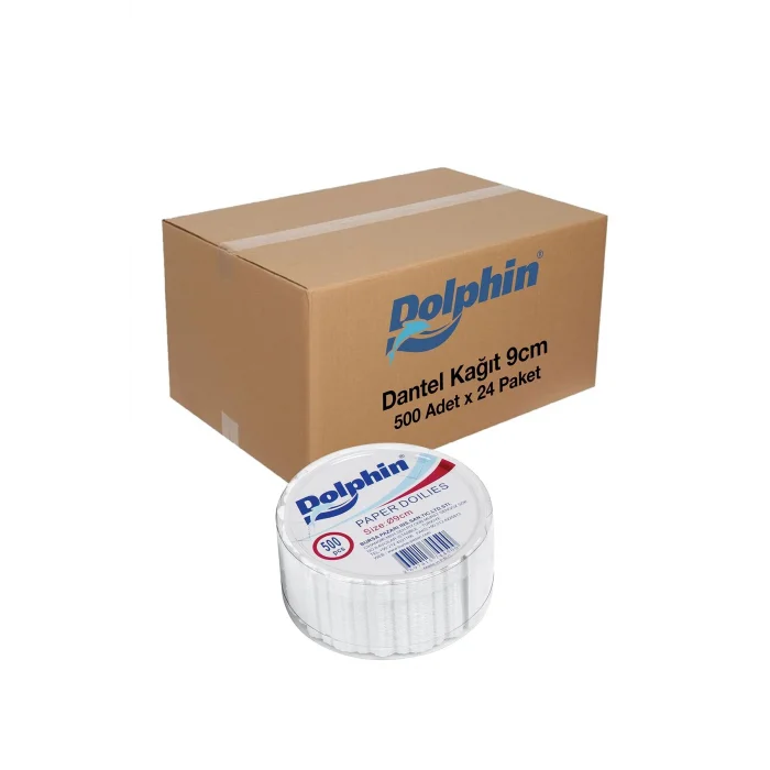 Dolphin Dantel Kağıt 9cm 500 Adet x 24 Paket Koli