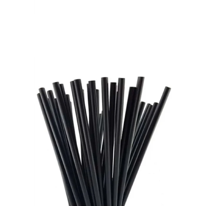 Dolphin Frozen Siyah Pipet 8 mm * 26 cm 100 Adet