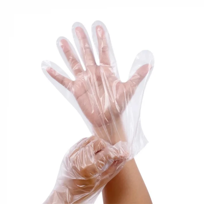 Dolphin HDPE Tek Kullanımlık Şeffaf Eldiven 200 Adet
