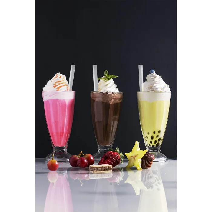 Dolphin Jelatinli Bubble Tea Şeffaf Pipet 12 mm * 22 cm 50 Adet
