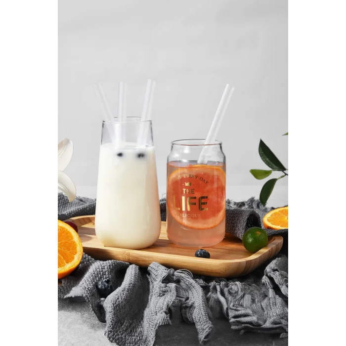 Dolphin Jelatinli Bubble Tea Şeffaf Pipet 12 mm * 22 cm 50 Adet