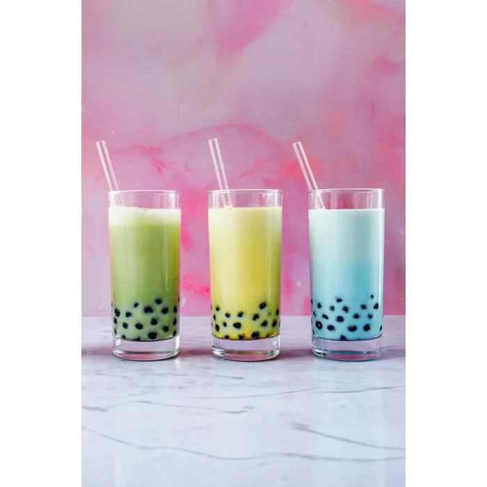 Dolphin Jelatinli Bubble Tea Şeffaf Pipet 12 mm * 22 cm 50 Adet