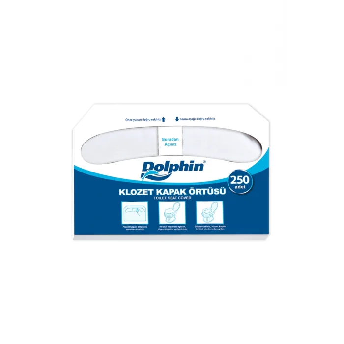 Dolphin Kağıt Klozet Kapak Örtüsü 250 Adet