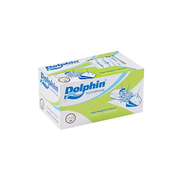 Dolphin Kağıtlı Kürdan 1000 Adet
