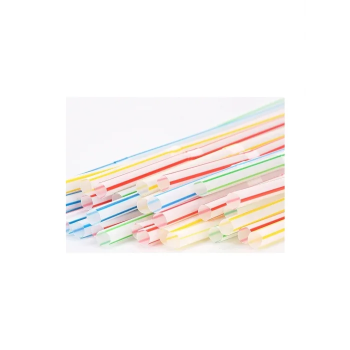 Dolphin Körüklü Plastik Pipet 5 mm * 22 cm 200 Adet