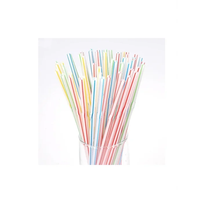 Dolphin Körüklü Plastik Pipet 5 mm * 22 cm 200 Adet