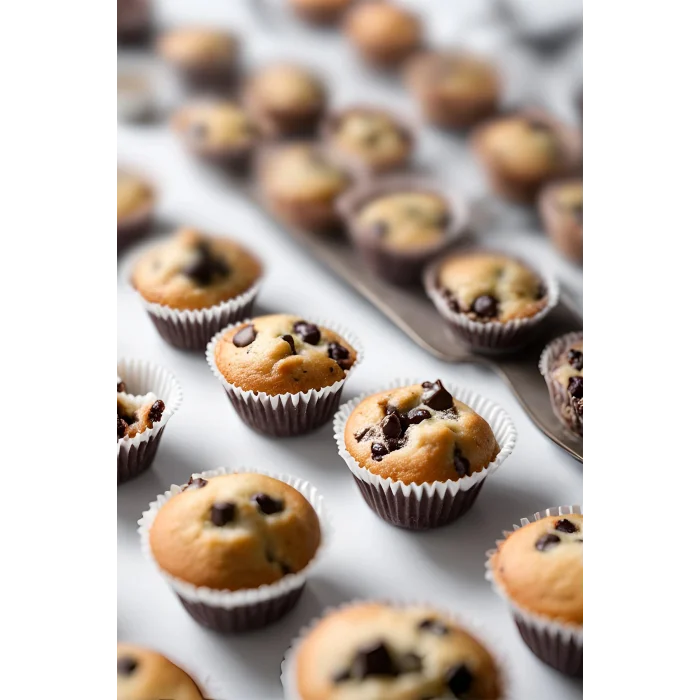 Dolphin Muffin Kağıt Kek Kapsülü İnce Beyaz Mini 100 Adet