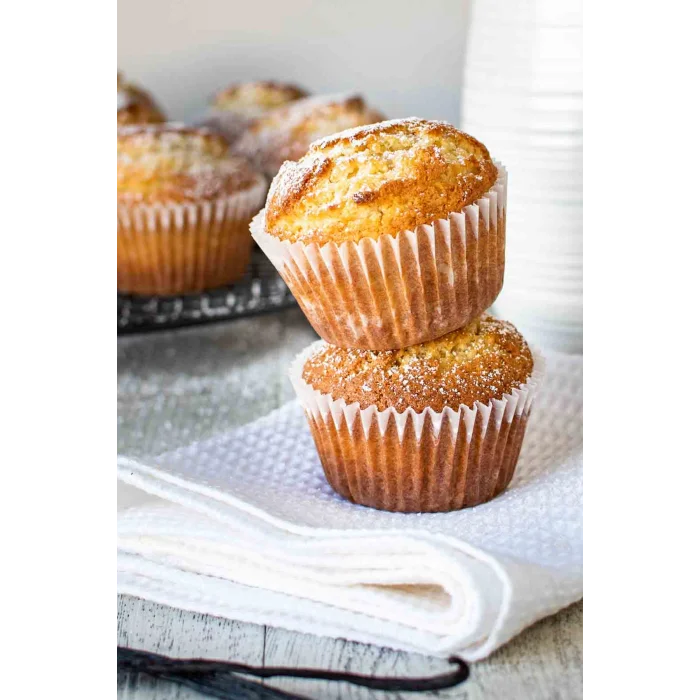 Dolphin Muffin Kağıt Kek Kapsülü İnce Beyaz Mini 100 Adet