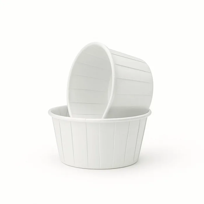 Roll-up Muffin Kek Kapsülü Beyaz 50 Adet