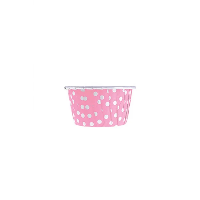 Dolphin Muffin Kek Kapsülü Pembe Puantiyeli 25 Adet