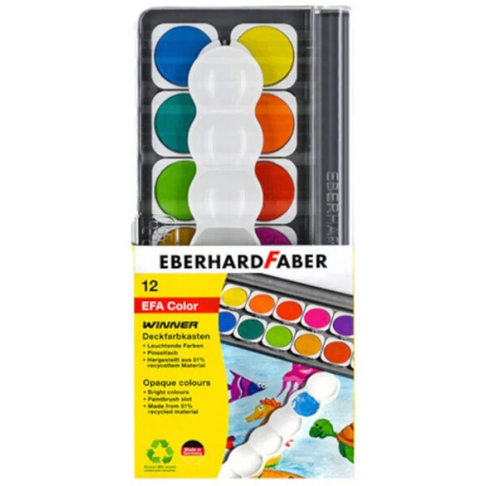Eberhard Faber Efa Color Sulu Boya Opak 12 Renk (578312)