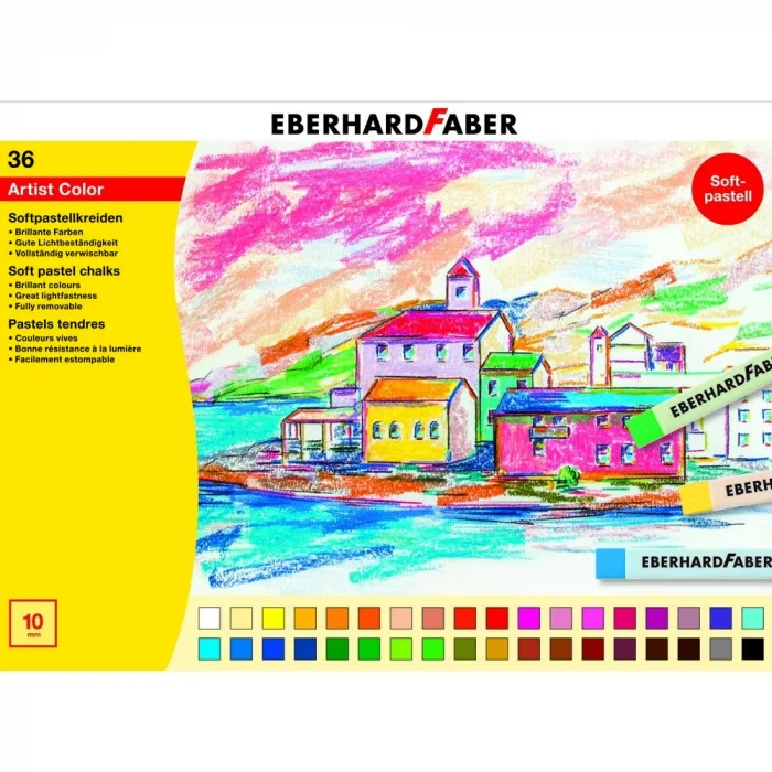Eberhard Faber Soft Pastel Boya Seti 36 Renk