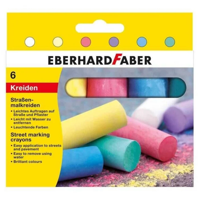 Eberhard Faber Sokak İşaretleme Tebeşiri 6 Renk