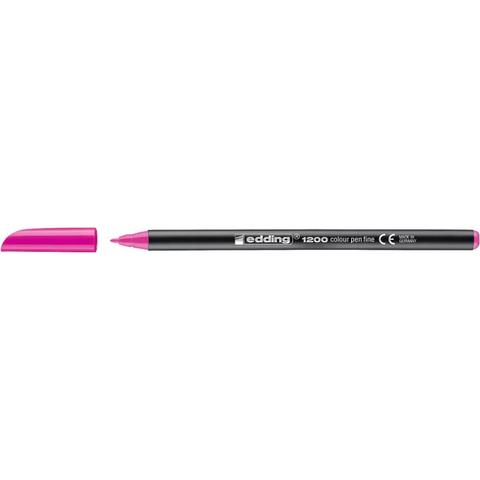 Edding 1200 Grafik Kalemi FOSFORLU PEMBE