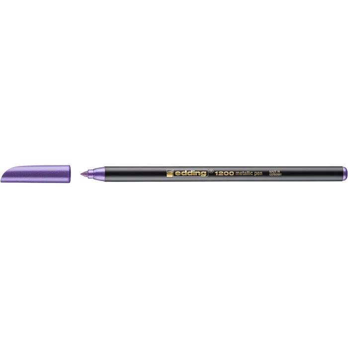 Edding 1200 Grafik Kalemi METALİK MOR