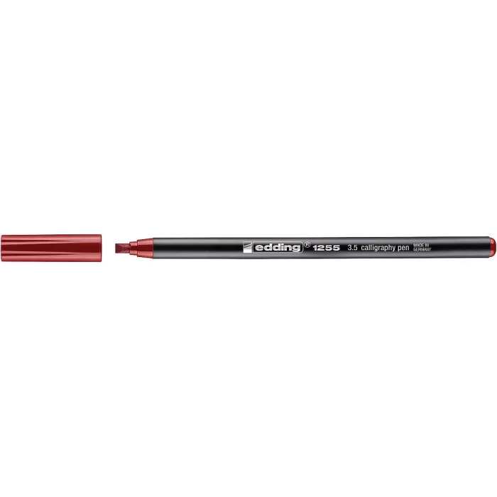 Edding 1255 Kaligrafi Kalemi 3.5 mm. Crimson Kırmızı