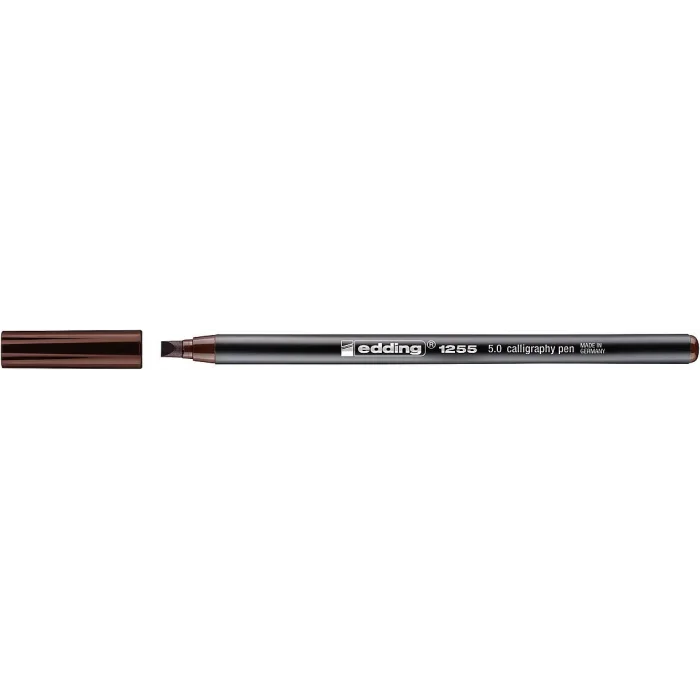 Edding 1255 Kaligrafi Kalemi 5.0 mm. Kahverengi