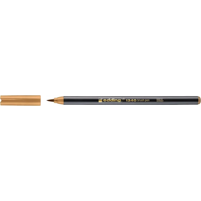 Edding 1340 Brushpen Fırça Uçlu Kalem KOYU SARI
