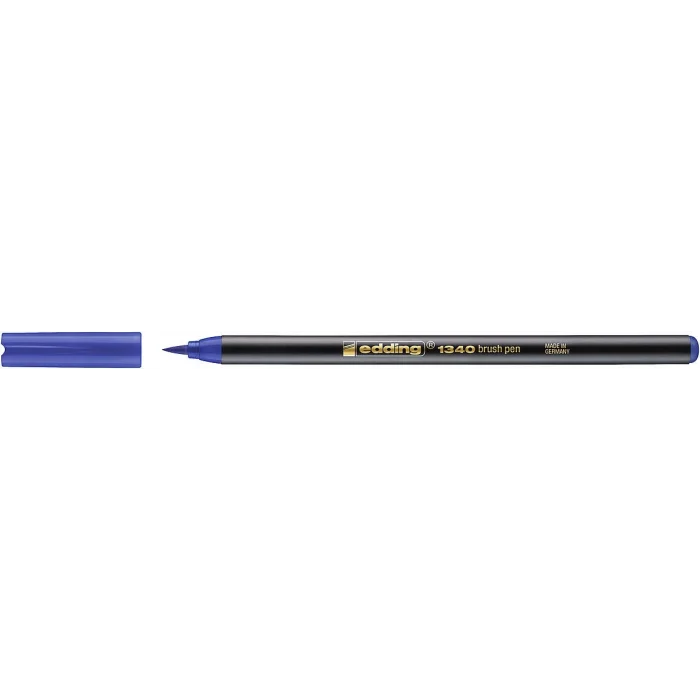 Edding 1340 Brushpen Fırça Uçlu Kalem MAVİ