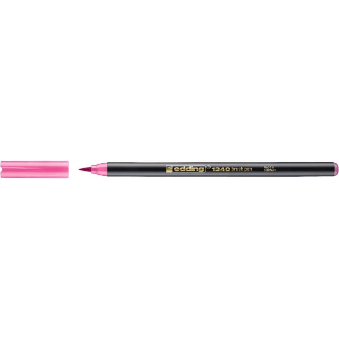 Edding 1340 Brushpen Fırça Uçlu Kalem PEMBE