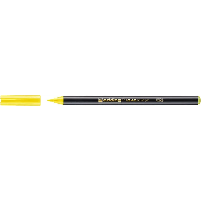Edding 1340 Brushpen Fırça Uçlu Kalem SARI