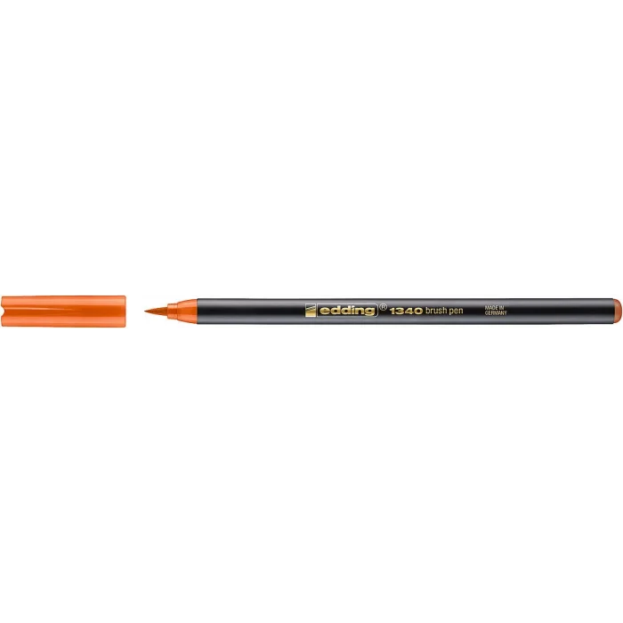 Edding 1340 Brushpen Fırça Uçlu Kalem TURUNCU