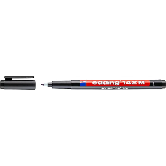 Edding 142 M Çok Amaçlı Permanent Kalem (Asetat Kalemi) SİYAH
